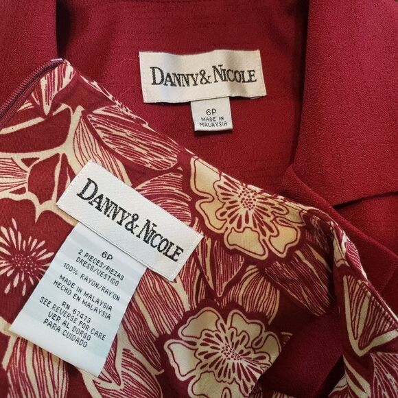 Danny & Nicole Midi 2 Pc Jacket Dress Short Sleeves - Picture 11 of 12